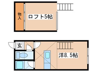 イーストサイドインの物件間取画像